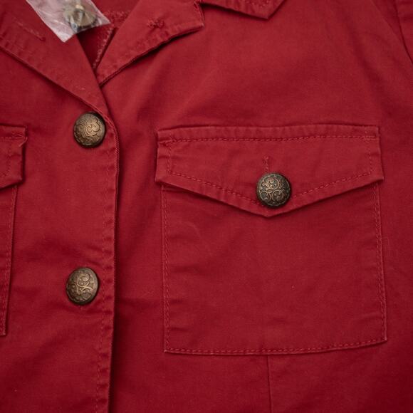 Sanctuary Wine Basic Utility Jacket Size Large - Picture 6 of 11